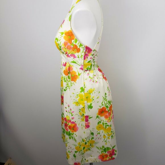 Vtg Tori Richard 10 honolulu halter Dress Hawaiian - Picture 4 of 12